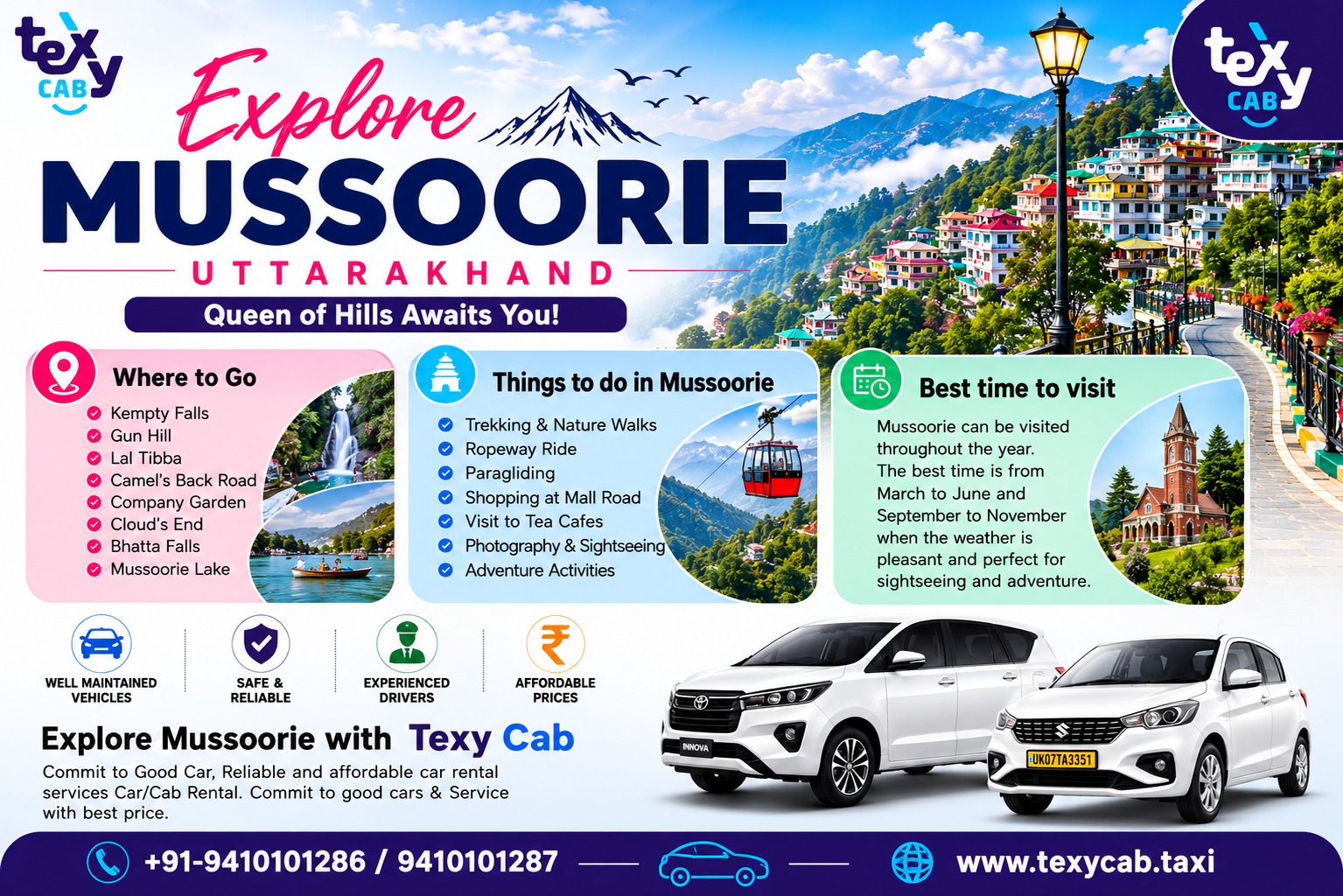 Mussoorie Taxi Service